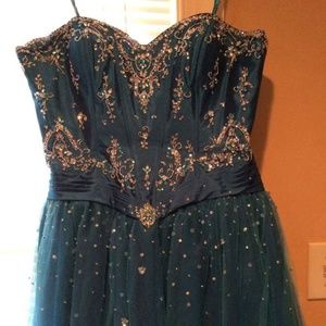 Teal Quinceanera Dress